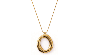 18K Gold Plated Chunky Statement Necklace