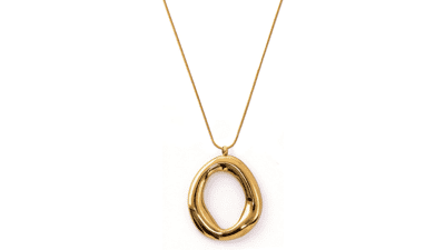 18K Gold Plated Chunky Statement Necklace