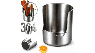 2027 Upgraded 2-In-1 Stainless Steel Spoon & Lid Holder