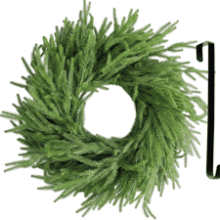 24 Inch Real Touch Norfolk Pine Wreath