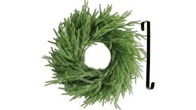 24 Inch Real Touch Norfolk Pine Wreath
