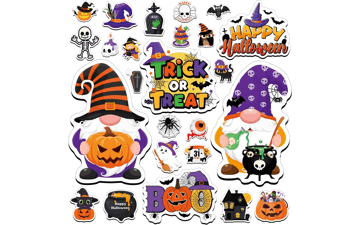 25PCS Halloween Cruise Door Magnets