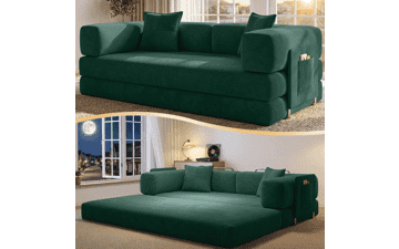 78.8" Convertible Futon Sofa Bed