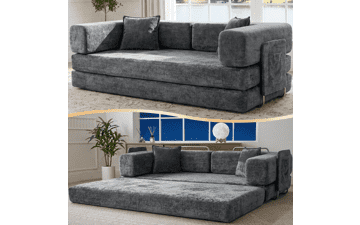 78.8" Convertible Futon Sofa Bed