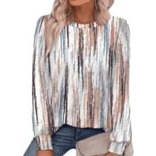 Alaroo Women's Long Sleeve Tunic Top