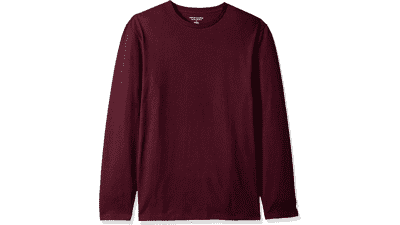 Amazon Essentials Men's Crewneck Long-Sleeve T-Shirt