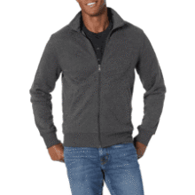 Amazon Essentials Men's Full-Zip Fleece Sweatshirt