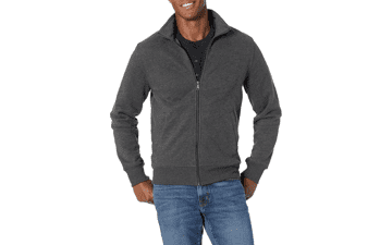 Amazon Essentials Men's Full-Zip Fleece Sweatshirt