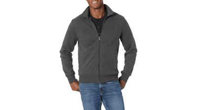 Amazon Essentials Men's Full-Zip Fleece Sweatshirt