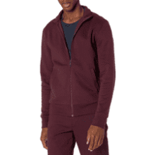Amazon Essentials Men's Full-Zip Fleece Sweatshirt