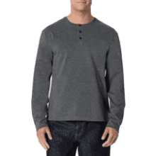 Amazon Essentials Men's Henley Shirt