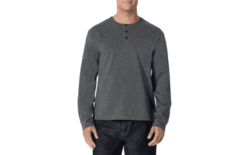 Amazon Essentials Men's Henley Shirt