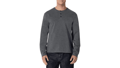 Amazon Essentials Men's Henley Shirt