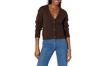 Amazon Essentials Women's Cotton Cardigan Sweater
