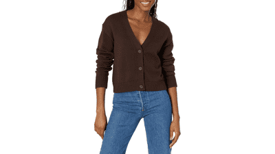 Amazon Essentials Women's Cotton Cardigan Sweater