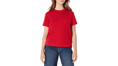 Amazon Essentials Women's Cotton Crewneck T-Shirt