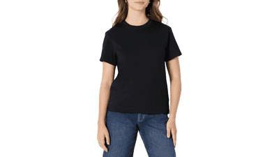 Amazon Essentials Women's Cotton Crewneck T-Shirt