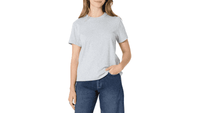 Amazon Essentials Women's Cotton Crewneck T-Shirt