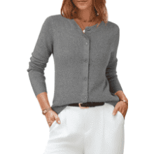 Arach&Cloz Women's Wool Blend Cardigan