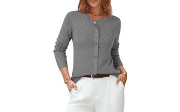 Arach&Cloz Women's Wool Blend Cardigan