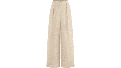 BTFBM Women's Wide Leg Dress Pants