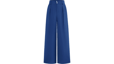 BTFBM Women's Wide Leg Dress Pants