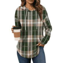 Bofell Women's Crewneck Hoodie Sweatshirt