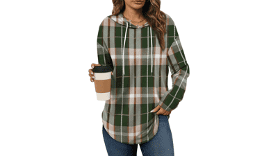 Bofell Women's Crewneck Hoodie Sweatshirt