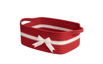 CHICVITA Small Woven Rope Gift Basket