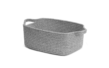 CHICVITA Small Woven Rope Gift Basket