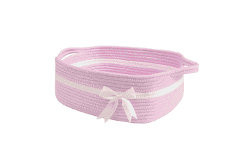 CHICVITA Small Woven Rope Gift Basket