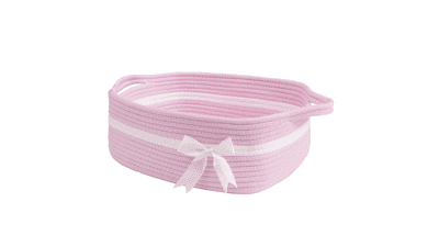 CHICVITA Small Woven Rope Gift Basket