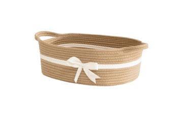 CHICVITA Small Woven Rope Gift Basket