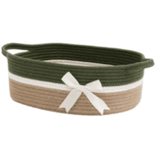 CHICVITA Small Woven Rope Gift Basket