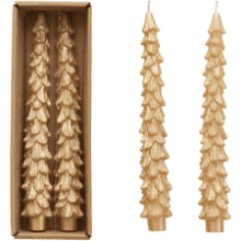 Creative Co-Op Tree Shaped Taper Candles