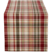 DII Give Thanks Plaid Table Runner