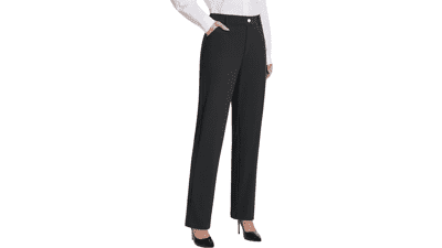 DLOODA Women's High Waisted Dress Pants