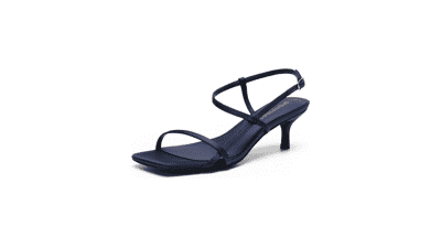 DREAM PAIRS Women's Kitten Heel Sandals