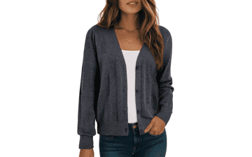 Dokotoo Women's V-Neck Cardigan Sweater