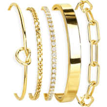 Gokeey Gold Bracelets Set for Women
