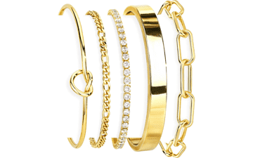 Gokeey Gold Bracelets Set for Women