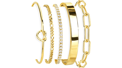 Gokeey Gold Bracelets Set for Women