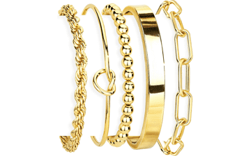 Gokeey Gold Bracelets Set for Women