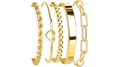 Gokeey Gold Bracelets Set for Women