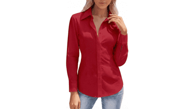 HOTOUCH Button Down Shirt for Women