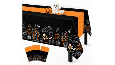 Halloween Ghost Tablecloths 3 Pack