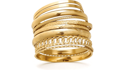 IF ME Gold Bangle Bracelets for Women