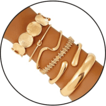 ILGANT Gold Bangle Bracelets for Women