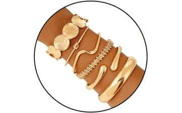 ILGANT Gold Bangle Bracelets for Women