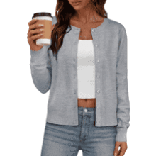 IWD Women's Button Down Cardigan Sweater
